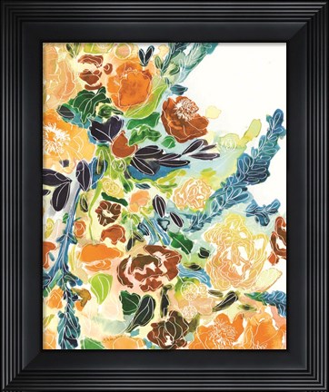 Framed Marigold Bunch Print