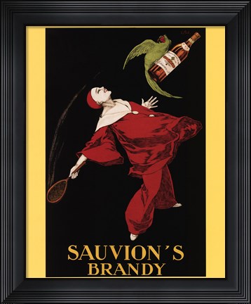 Framed Sauvion&#39;s Brandy Print