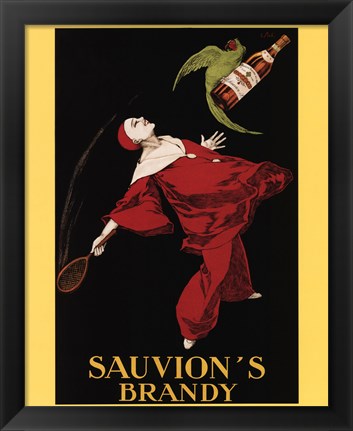 Framed Sauvion&#39;s Brandy Print