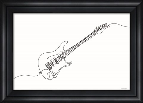 Framed Sound Wave 1 Print