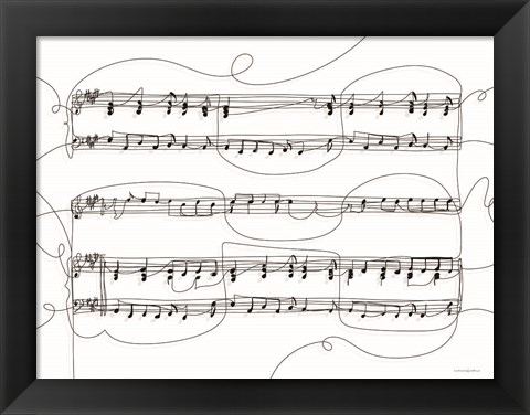 Framed Bass and Treble Print