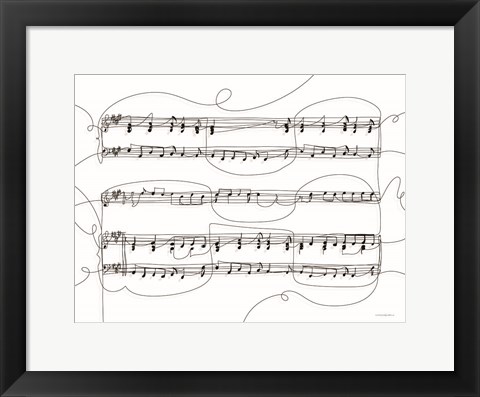 Framed Bass and Treble Print