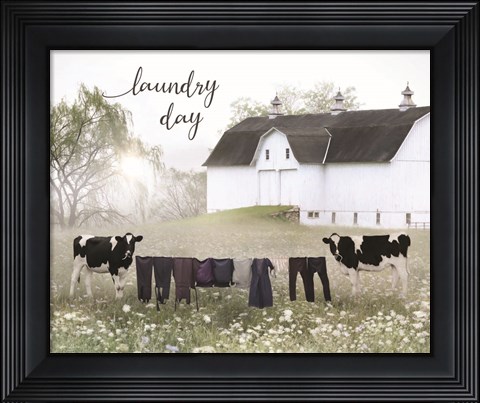 Framed Laundry Day Print