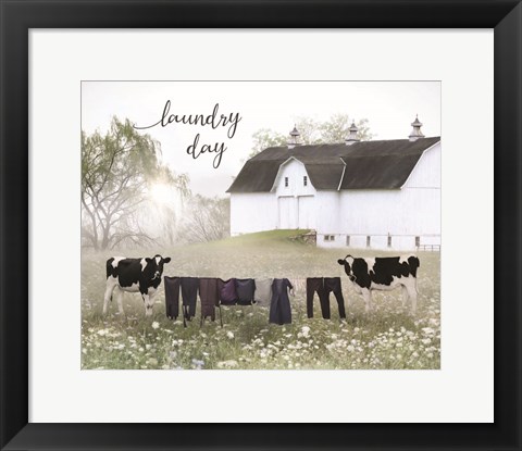 Framed Laundry Day Print