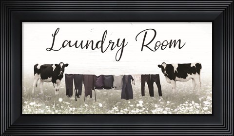 Framed Laundry Room Print