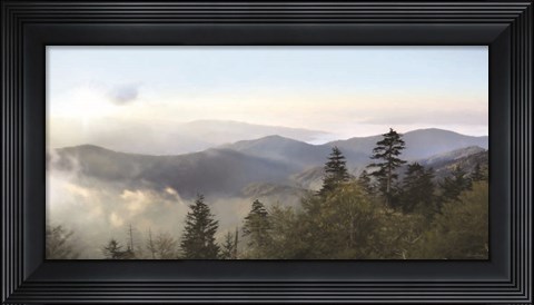 Framed Foggy Start Print