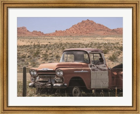 Framed Chevrolet Apache Print