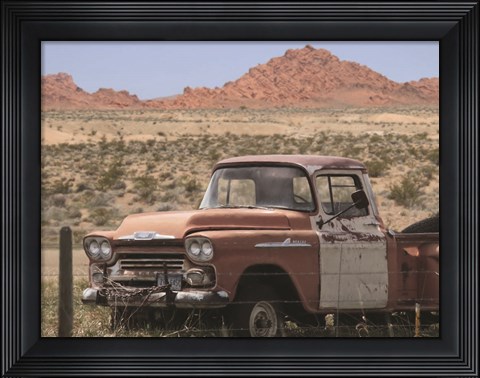 Framed Chevrolet Apache Print