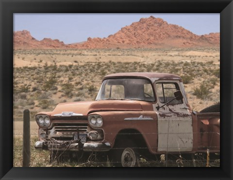 Framed Chevrolet Apache Print