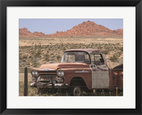 Framed Chevrolet Apache Print