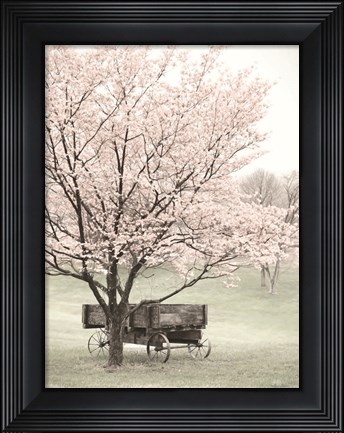 Framed Country Wagon Print