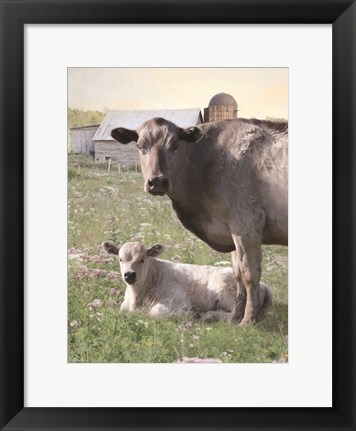 Framed Spring on the Farm Print