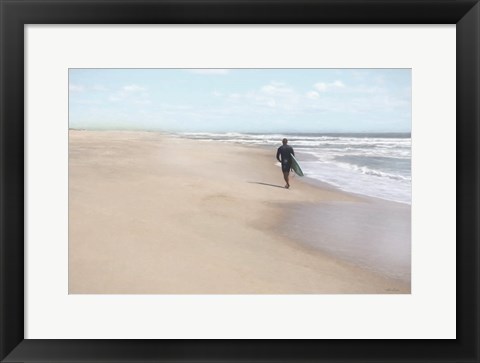 Framed Solo Surfer Print