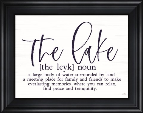 Framed Lake Print