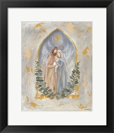 Framed Holy Family Print