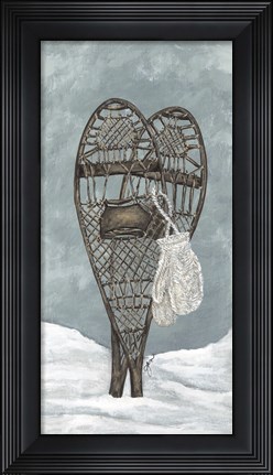 Framed Snowshoe Study Print