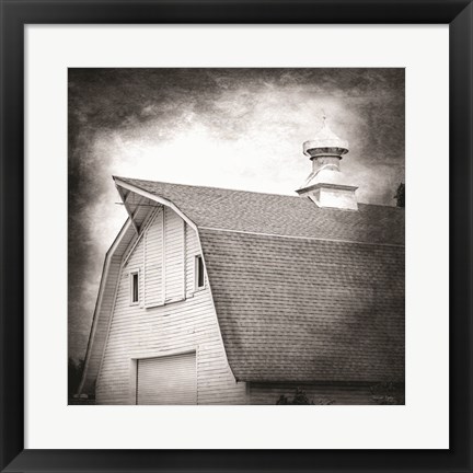 Framed McDonald Farm Rustic I Print