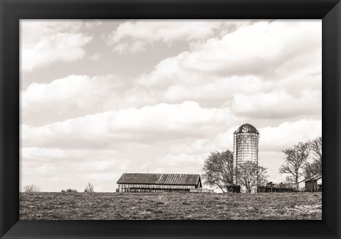 Framed Butler Road Farm Print