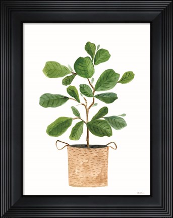 Framed Basket Planter 3 Print