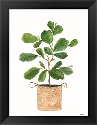 Framed Basket Planter 3 Print