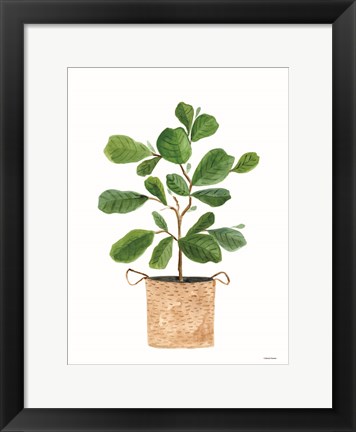 Framed Basket Planter 3 Print