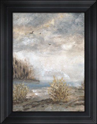 Framed Storm Watcher I Print