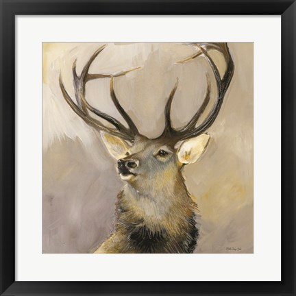 Framed Elk Study 1 Print