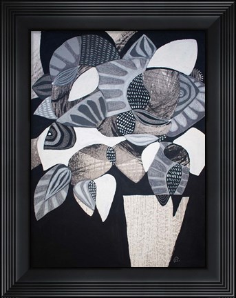 Framed Gray Areas 1 Print