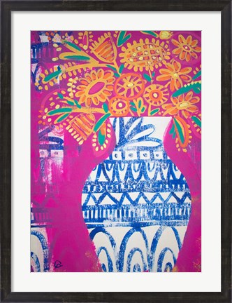 Framed Talavera Vase 2 Print