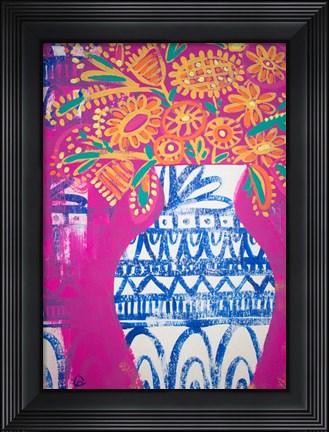Framed Talavera Vase 2 Print