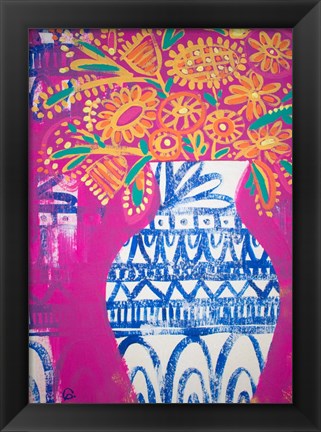 Framed Talavera Vase 2 Print