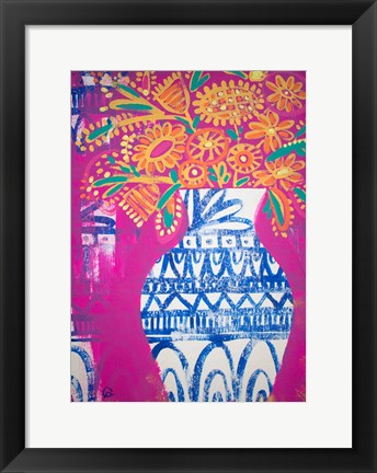 Framed Talavera Vase 2 Print