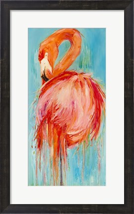 Framed Flamingo Pose Print