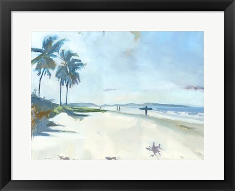 Framed Playa Garza Print