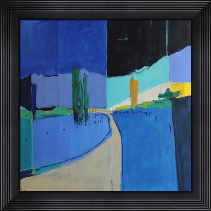 Framed Road Between Print