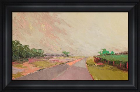 Framed Western Pampa Landscape Print
