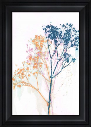 Framed Gypso 2 Mustard Blue Print