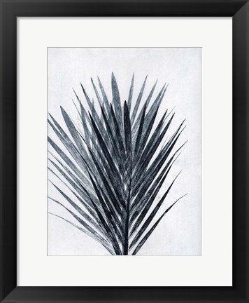 Framed Palm 2 Grey Print