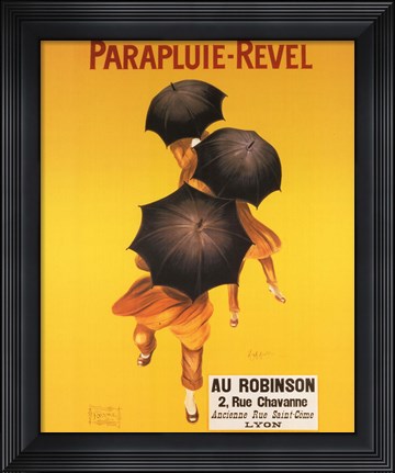 Framed Parapluie Revel Print