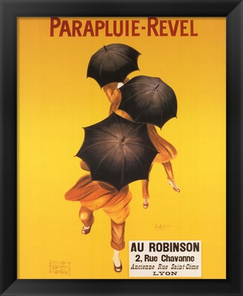 Framed Parapluie Revel Print