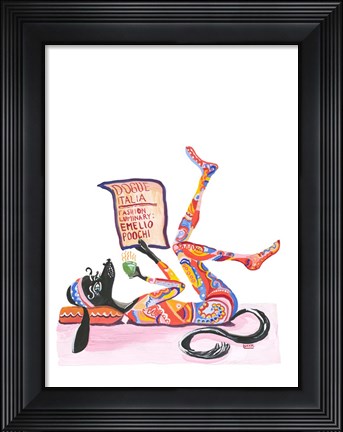 Framed Contessa Baci Print