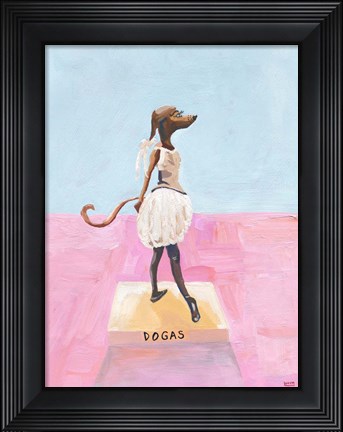 Framed Dogas Print