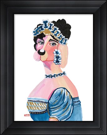 Framed Empress Josephine Bone-Aparte Print