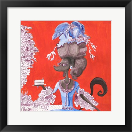 Framed Madamoiselle Pepper Print