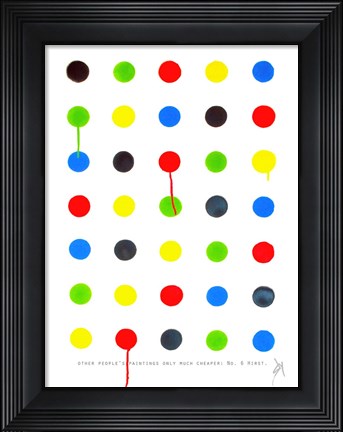 Framed Other People&#39;s Paintings Only Much Cheaper: No. 6 Hirst. Print