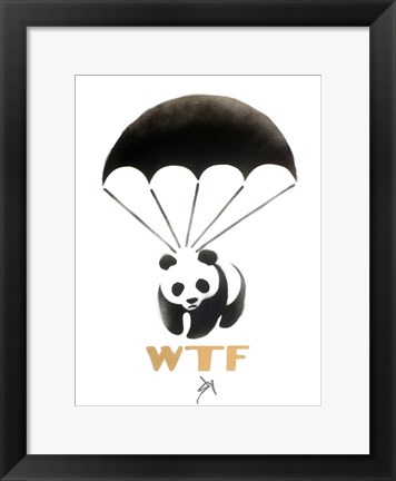 Framed WTF Print