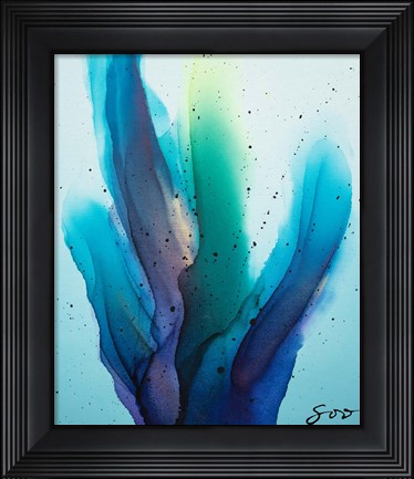Framed Blue Romance Print