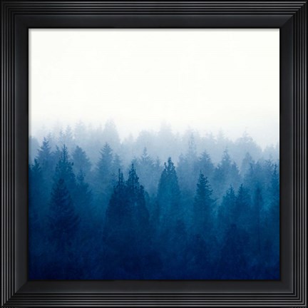 Framed Heart and Soul - Foggy Forest Print