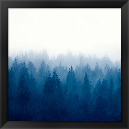 Framed Heart and Soul - Foggy Forest Print