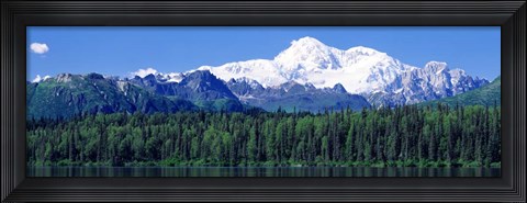 Framed Alaska, Denali National Park, Byers Lake Print